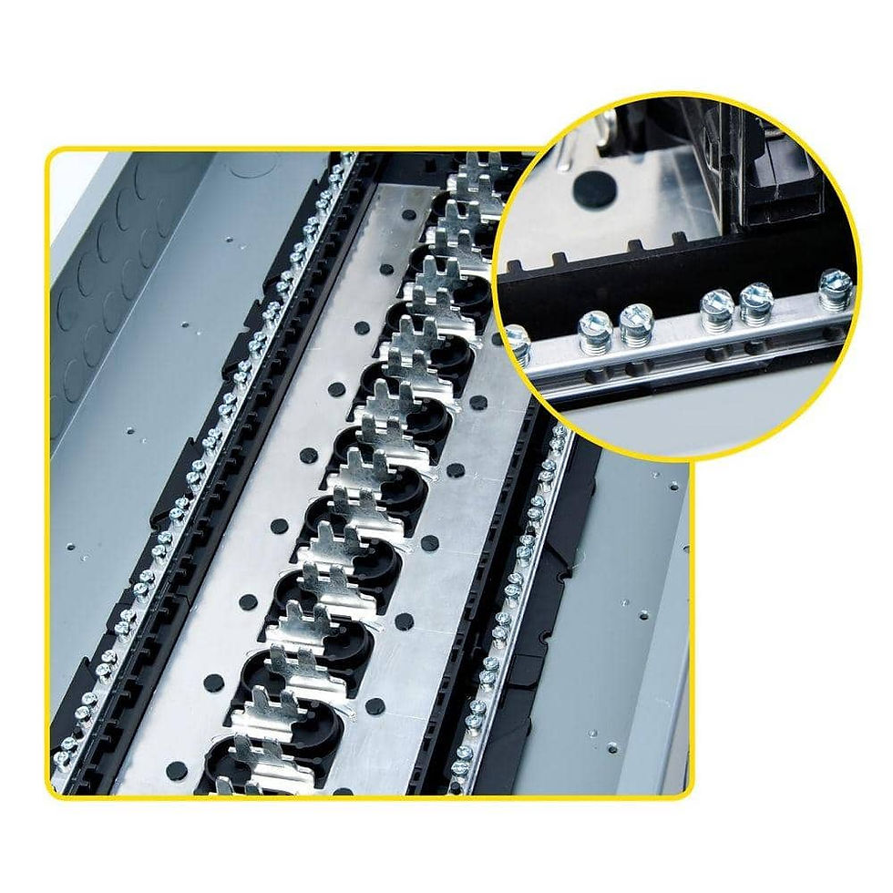 Thumbnail: Homeline 125 Amp 12-Space 24-Circuit Indoor Main Lug Plug-On Neutral Load Center