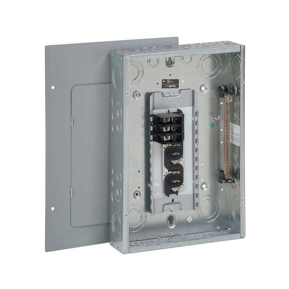 Thumbnail: 125 Amp 12-Space 24-Circuit Type BR 3 Phase Main Lug Load Center