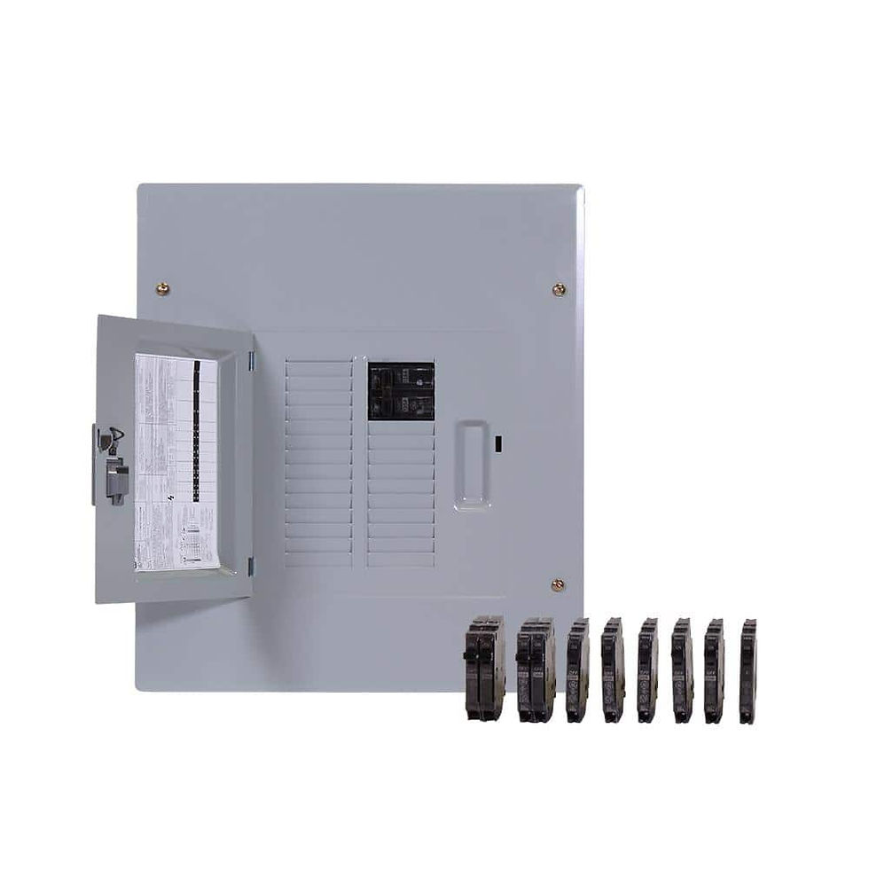 Thumbnail: PowerMark Gold 125 Amp 12-Space 22-Circuit Indoor Main Breaker