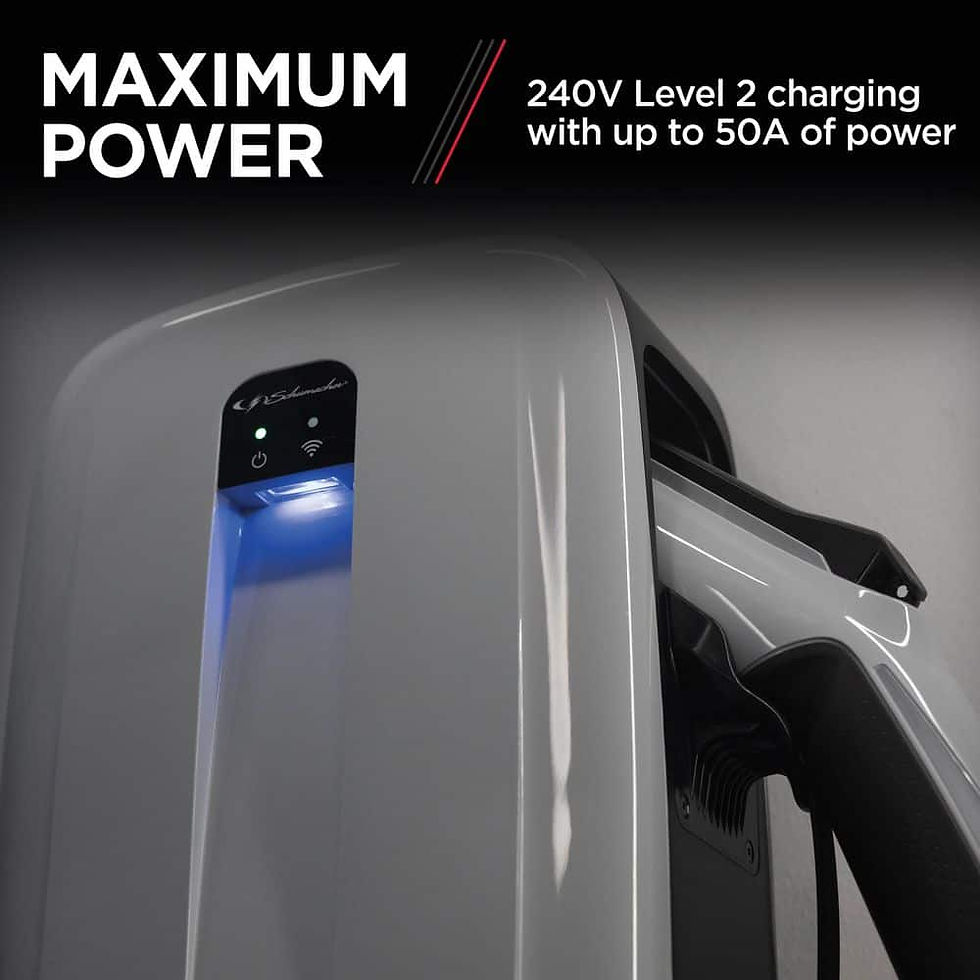 Thumbnail: EV Level 2 with NEMA 6-50 plug, 40-Amp 240-Volt EV Wall Charger, Wi-Fi/Bluetooth