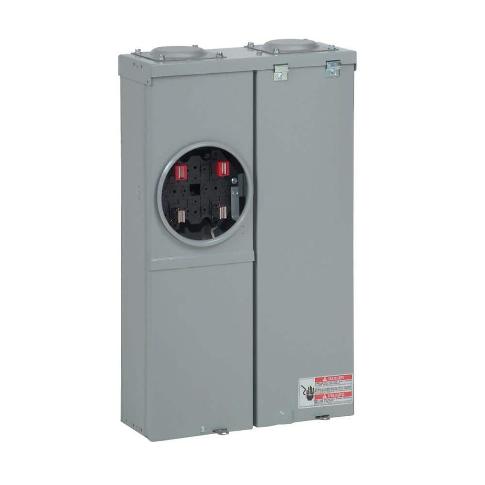 Thumbnail: 100 Amp 12-Space 24-Circuit BR Type Main Breaker Meter Breaker Surface EUSERC