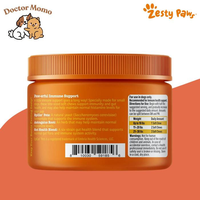 Thumbnail: Zesty Paws Allergy and Immune Mini Bites Lamb Flavor