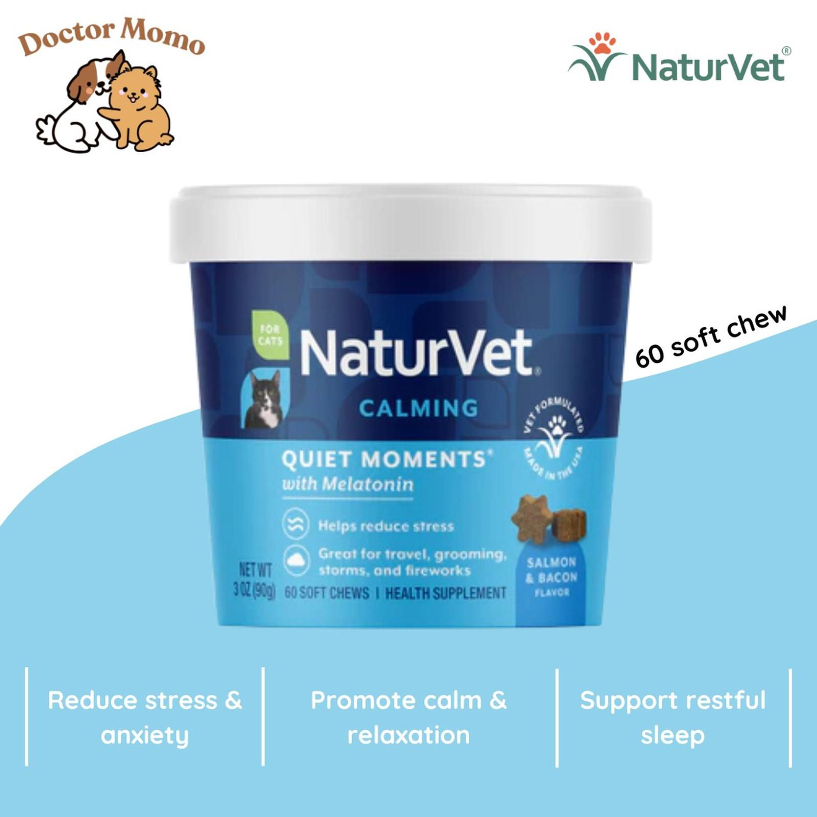 Naturvet Calming Aid Melatonin Cat Supplement