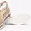 Miniatura: SANDALO ZEPPA NERO GIARDINI DONNA IN PELLE BEIGE