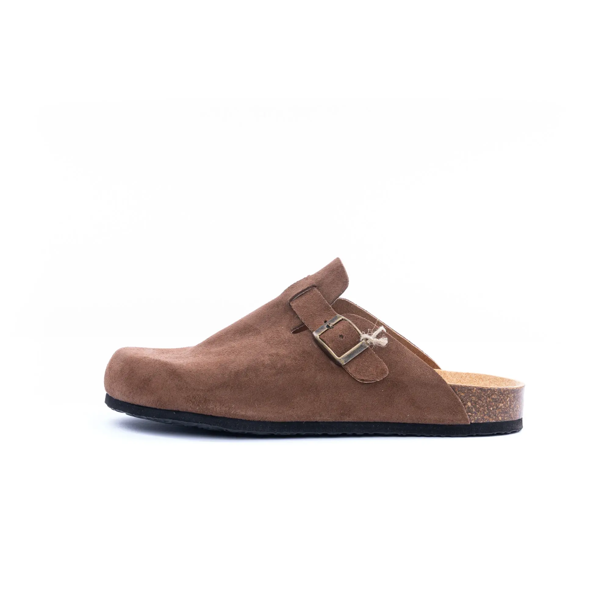SLIPPER UOMO NATURAL WORLD IN SUEDE MARRONE