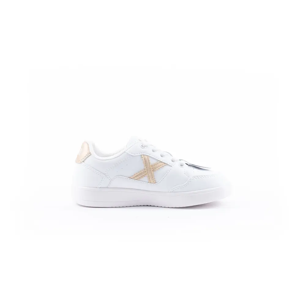 Miniatura: SNEAKERS BIMBA MUNICH LEGIT KID 10 WHITE/GOLD