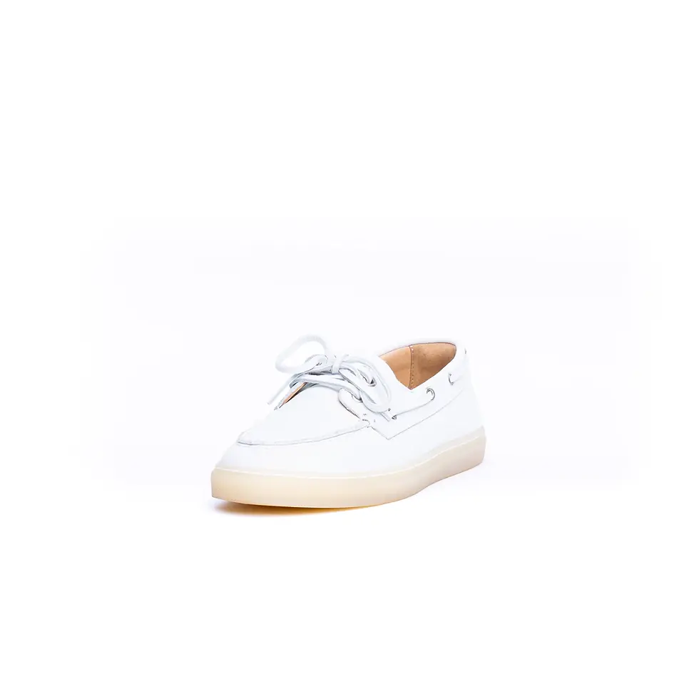 Miniatura: STRINGATA MOD. BARCA COPENHAGEN DONNA IN NABUK BIANCO