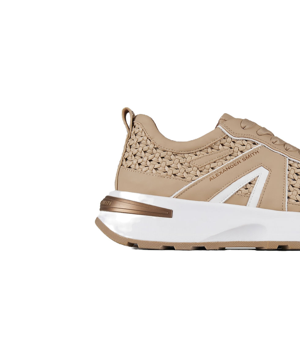 Miniatura: Sneakers donna "ALEXANDER SMITH" Liverpool in pelle cuoio con inserto in