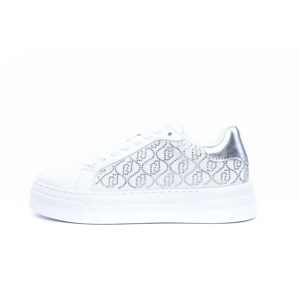 LIUJO WOMAN SNEAKERS PLATFORM BIANCO