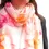 Miniatura: PASHMINA DA DONNA IN VISCOSA ROSA CON FIORI