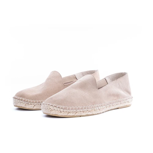 ESPADRILLAS NATURAL WORLD UOMO IN CAMOSCIO SABBIA Larilù Calzature - Main Image