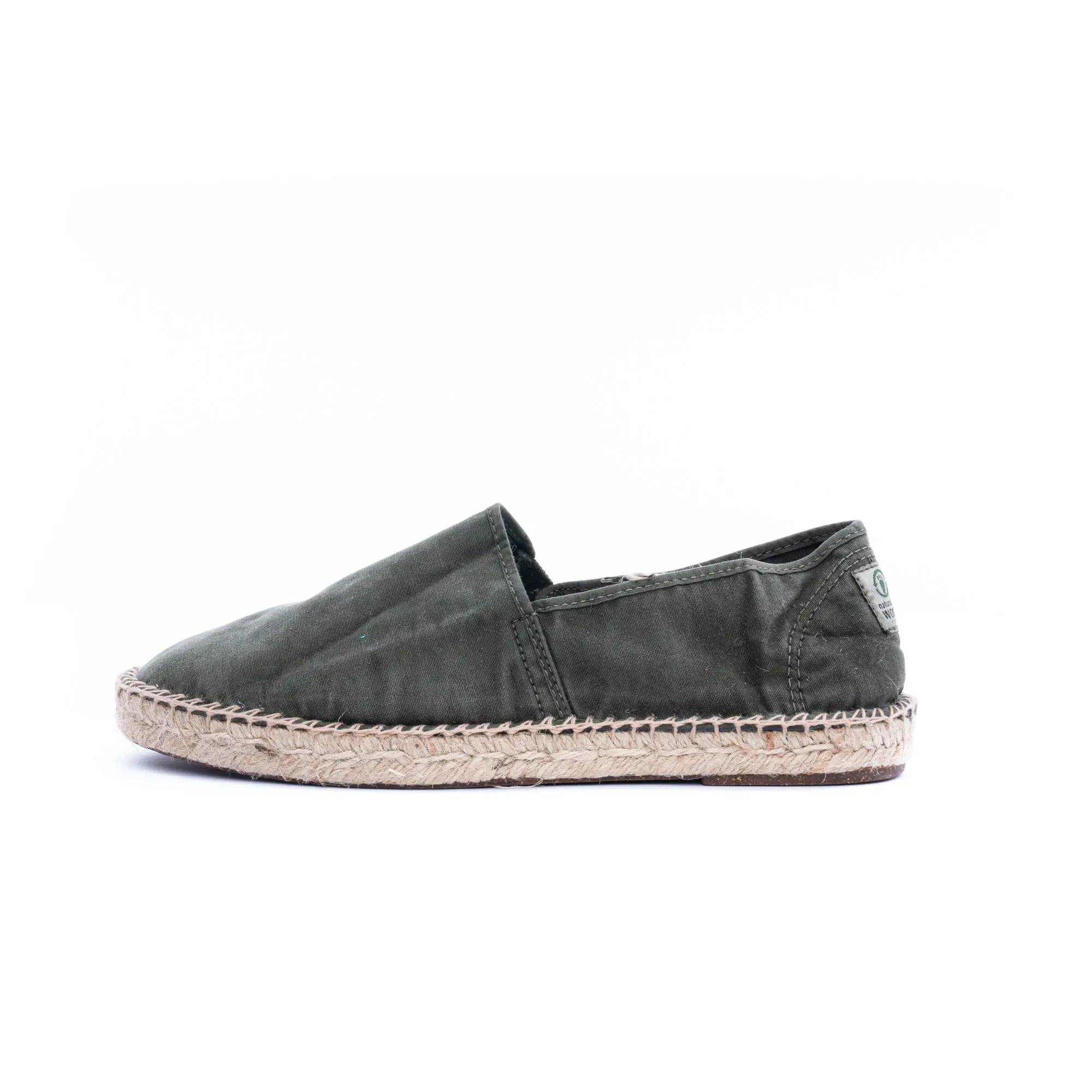 ESPADRILLAS NATURAL WORLD UOMO IN COTONE ORGANICO KAKI