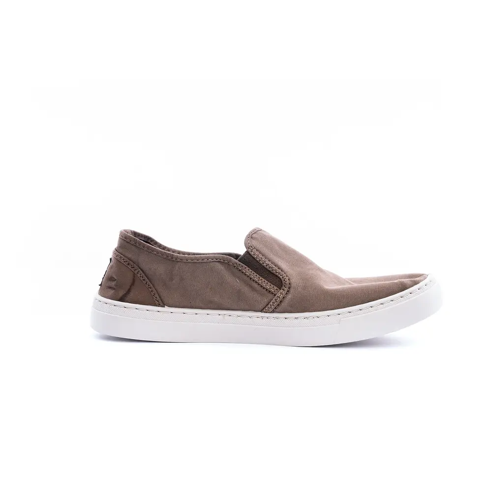 Miniatura: SLIP-ON NATURAL WORLD UOMO IN COTONE ORGANICO CAFFE'