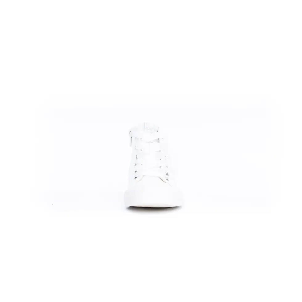 Miniatura: Sneakers bimba "GAELLE" in canvas bianco con farfalle in organza