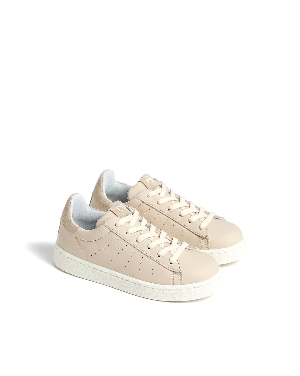 Miniatura: Sneakers ragazzo "NERO GIARDINI TEEN" in pelle beige