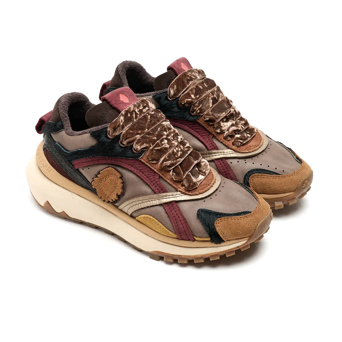 Sneakers donna "SATORISAN " linea Metta" colore Neutral Natural