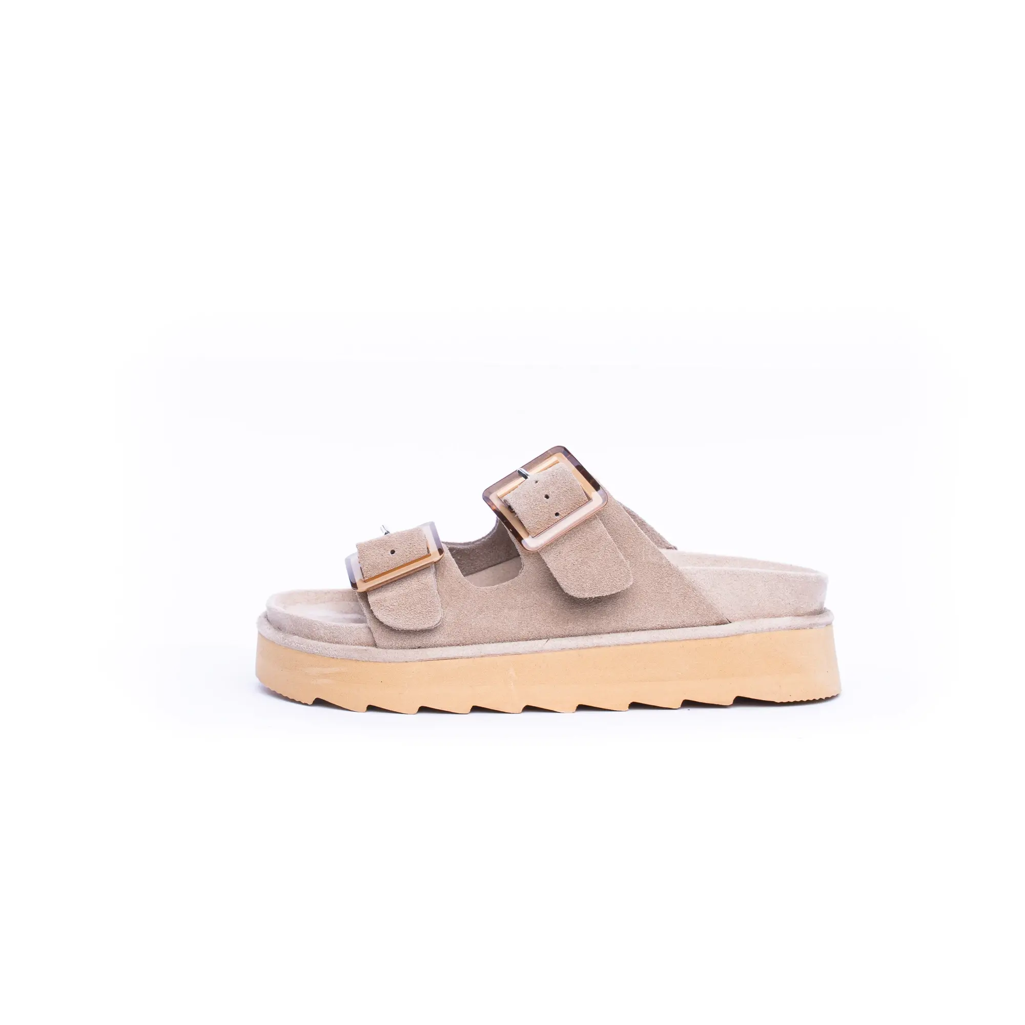 CIABATTA COLORS OF CALIFORNIA DONNA IN CAMOSCIO CON PLATFORM MUD