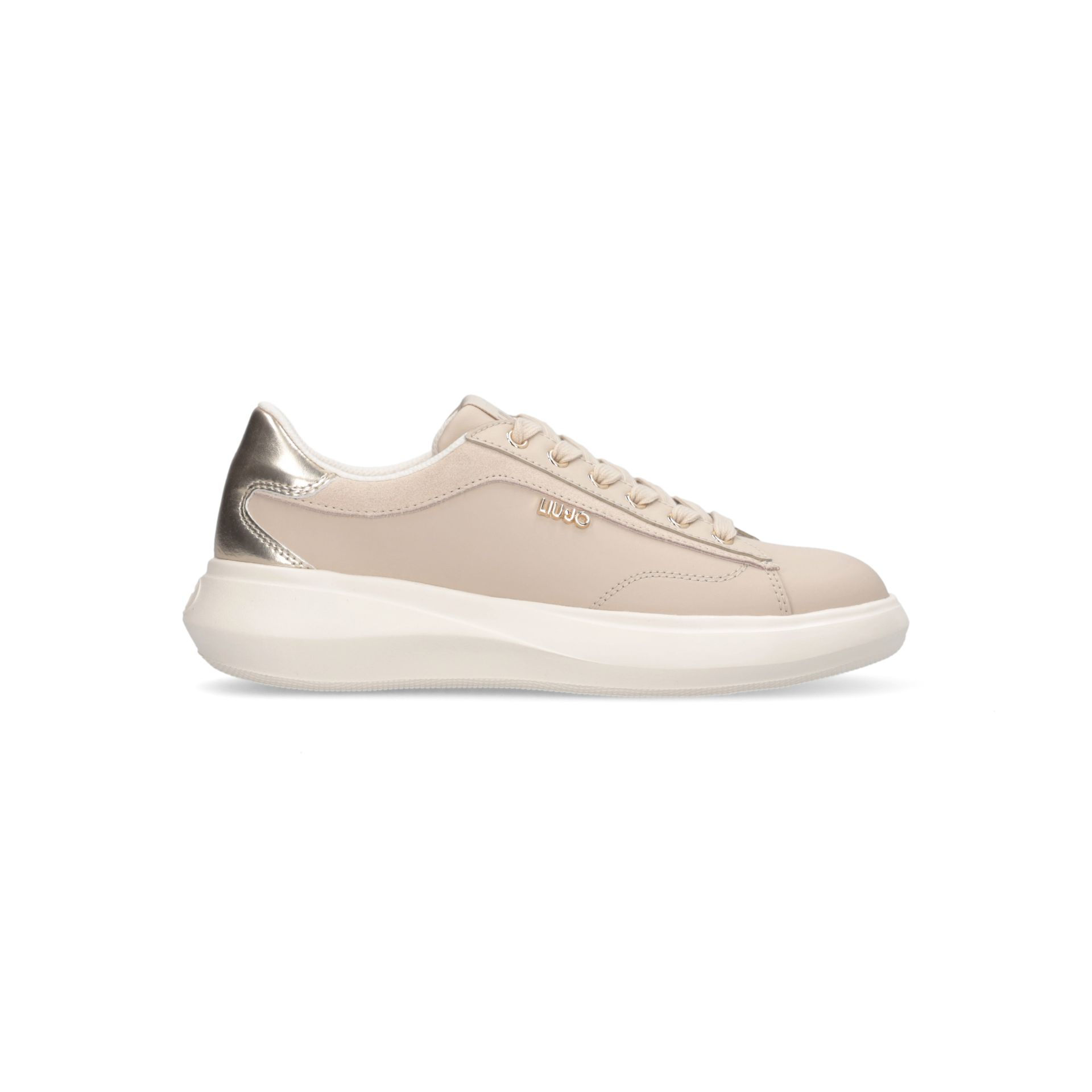 Sneakers donna "LIU JO" materiale tecnico color sabbia