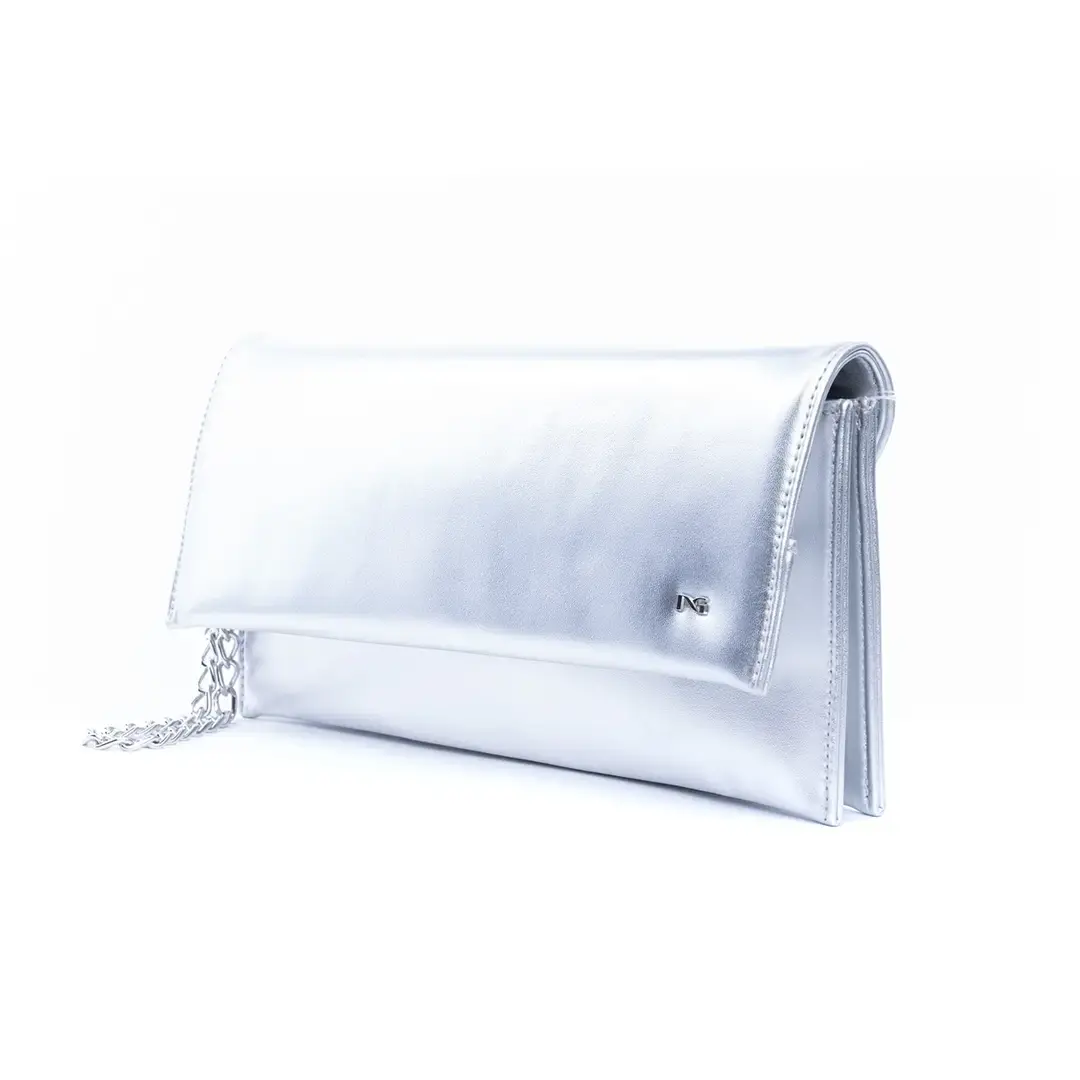 NERO GIARDINI POCHETTE DONNA  ARGENTO