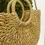 Miniatura: BORSA "PETRA" IN PAGLIA BICOLOR AVANA/ORO