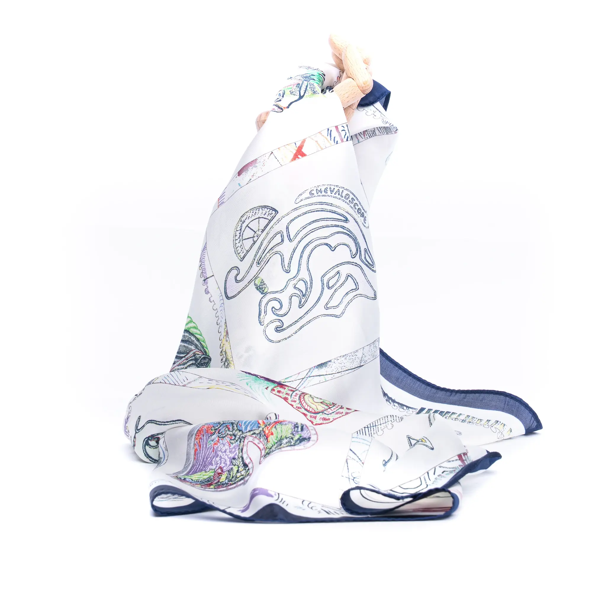 FOULARD QUADRO DA DONNA IN VISCOSA MULTI