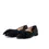 Miniatura: BALLERINA DONNA IN SUEDE ANIMALIER CON FIOCCO NERO