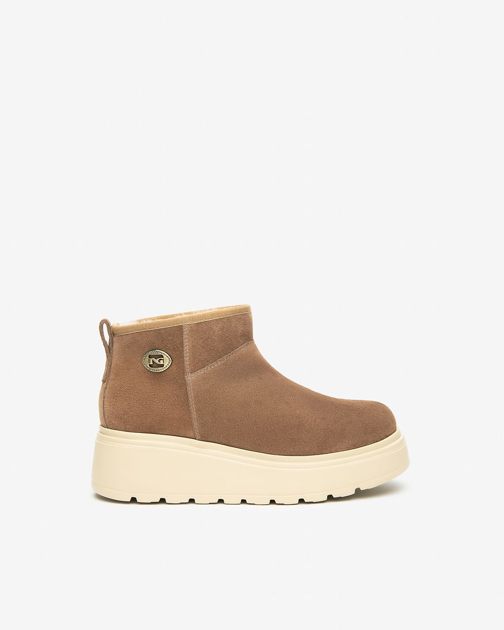 Miniatura: Boot donna "NERO GIARDINI" in suede marrone