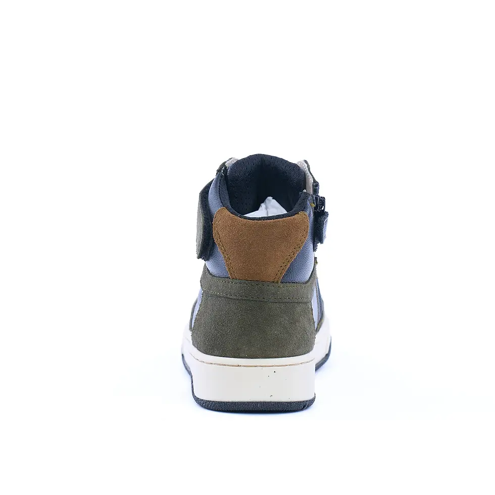 Miniatura: Sneakers ragazzo "NERO GIARDINI TEEN" in pelle bosco