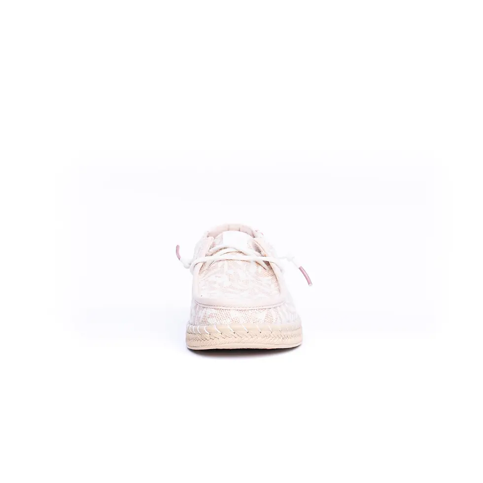 Miniatura: SLIP-ON DONNA HEY DUDE  "Wendy espadrille retro palm" PINK/WHITE