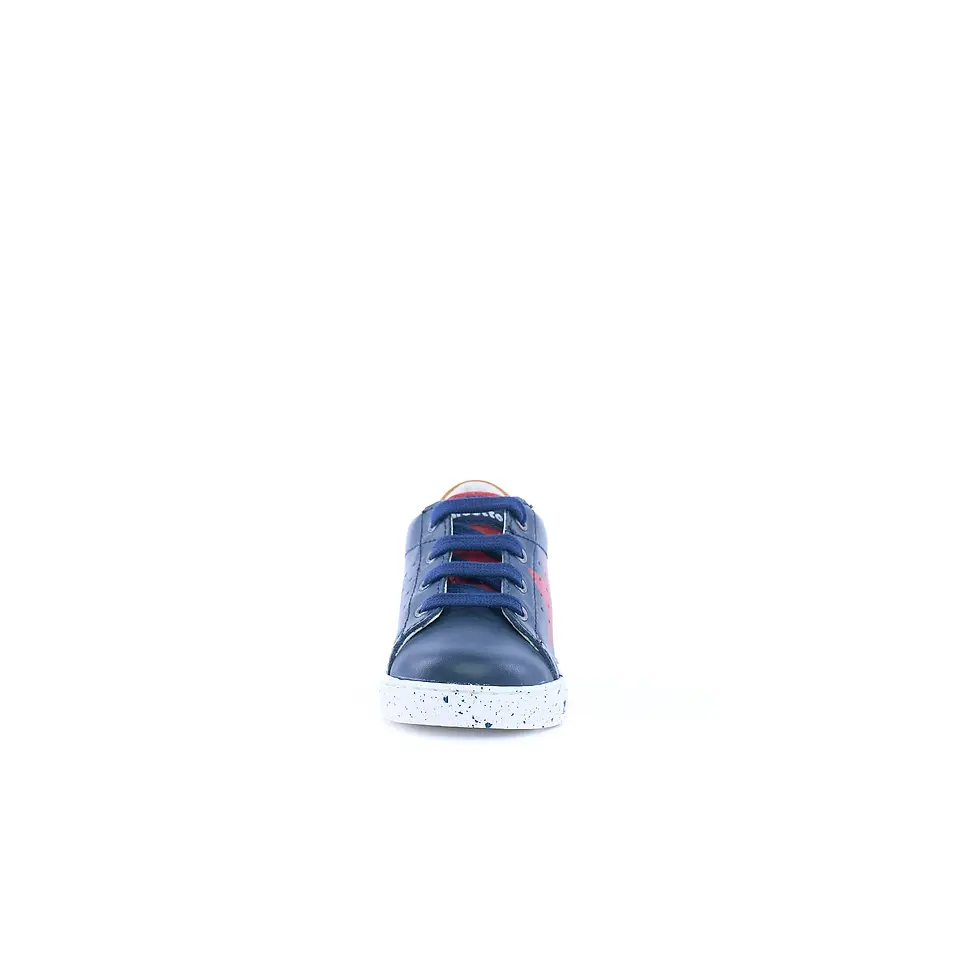 Miniatura: Sneakers bambino "FALCOTTO" in pelle blu