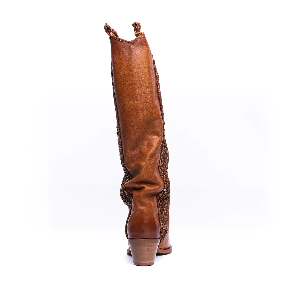 Miniatura: STIVALE DONNA METISSE IN PELLE CUOIO