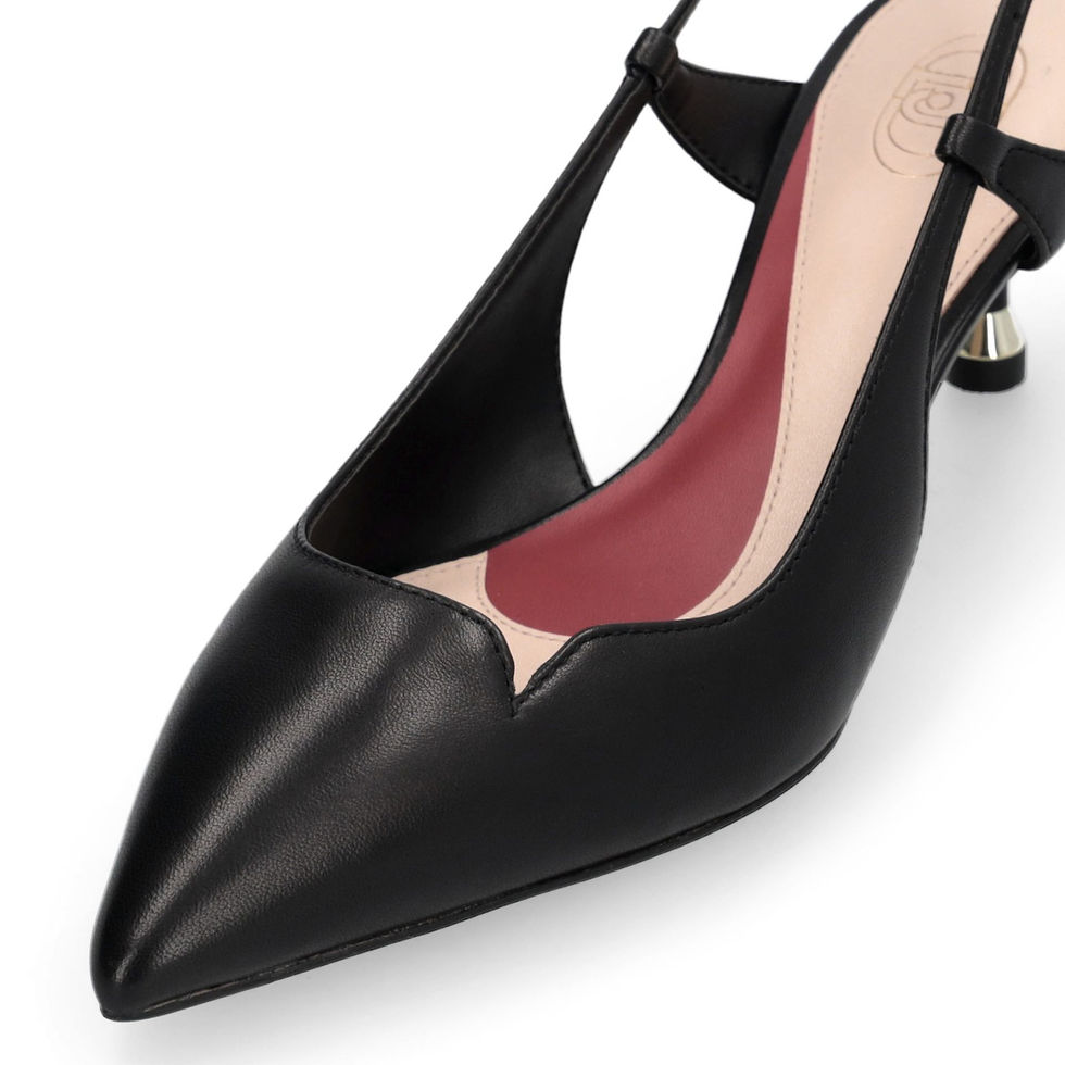 Miniatura: Sling back "LIU JO " linea Essential donna in nappa nero