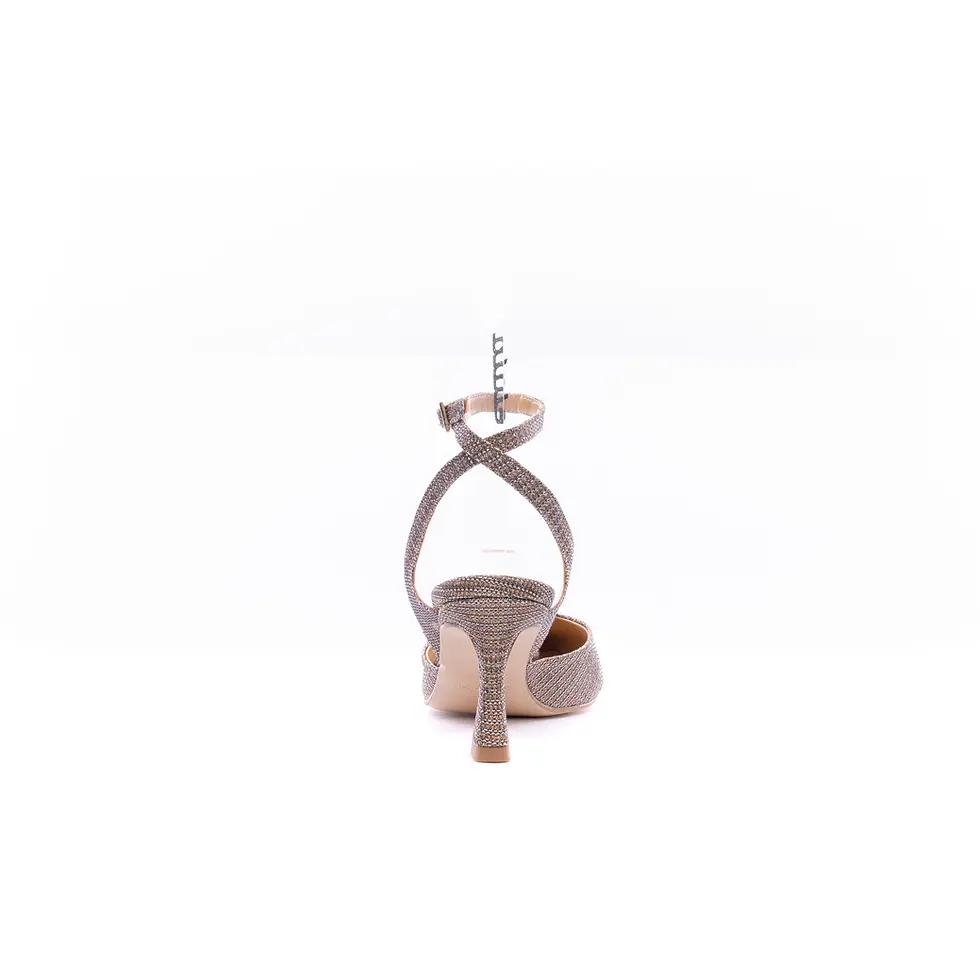 Miniatura: SLINGBACK DONNA IN TESSUTO CANGIANTE BRONZO