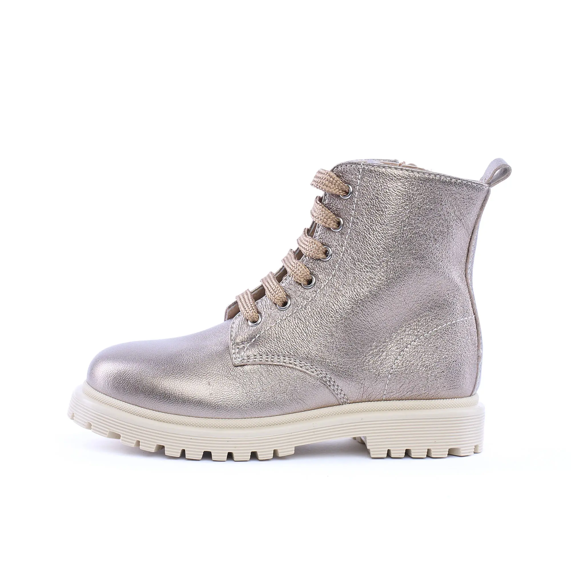 Anfibio bambina"NERO GIARDINI JUNIOR" in pelle platino