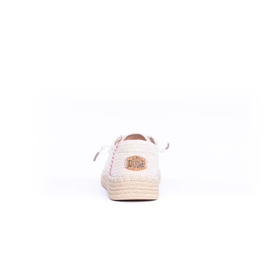 Miniatura: SLIP-ON DONNA HEY DUDE  "Wendy espadrille retro palm" PINK/WHITE
