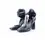 Miniatura: DECOLLETE' DONNA LIU.JO IN PELLE NERO CON FIORE IN SATIN