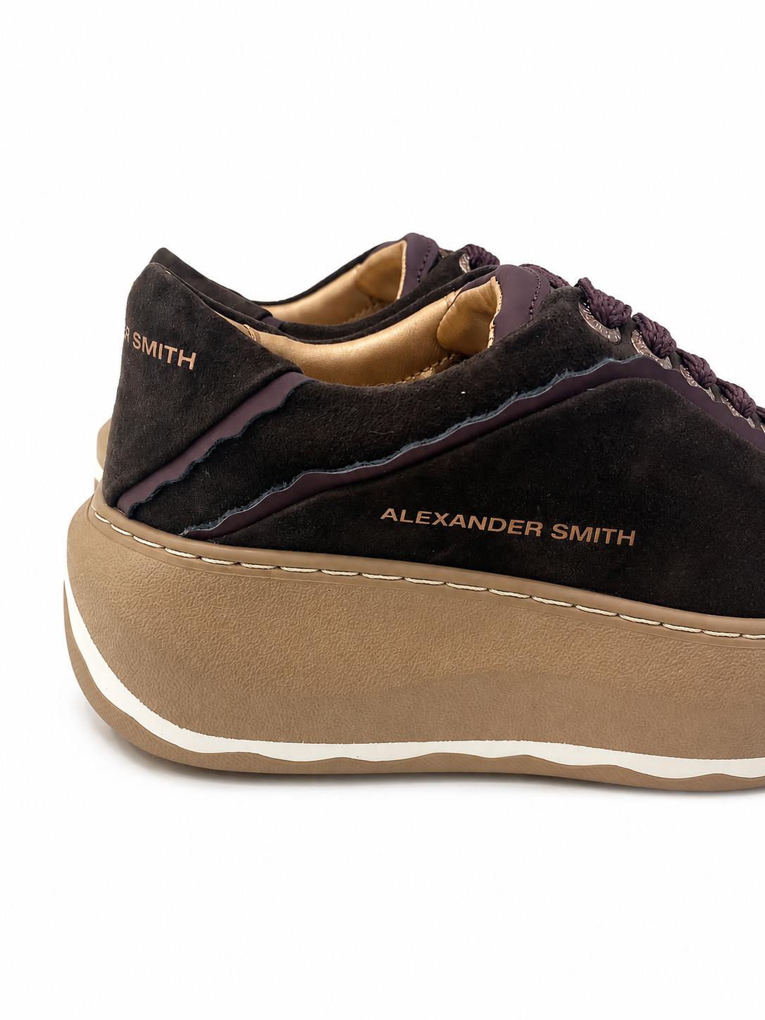 Sneakers "ALEXANDER SMITH " linea Mayfair Donna in suede marrone