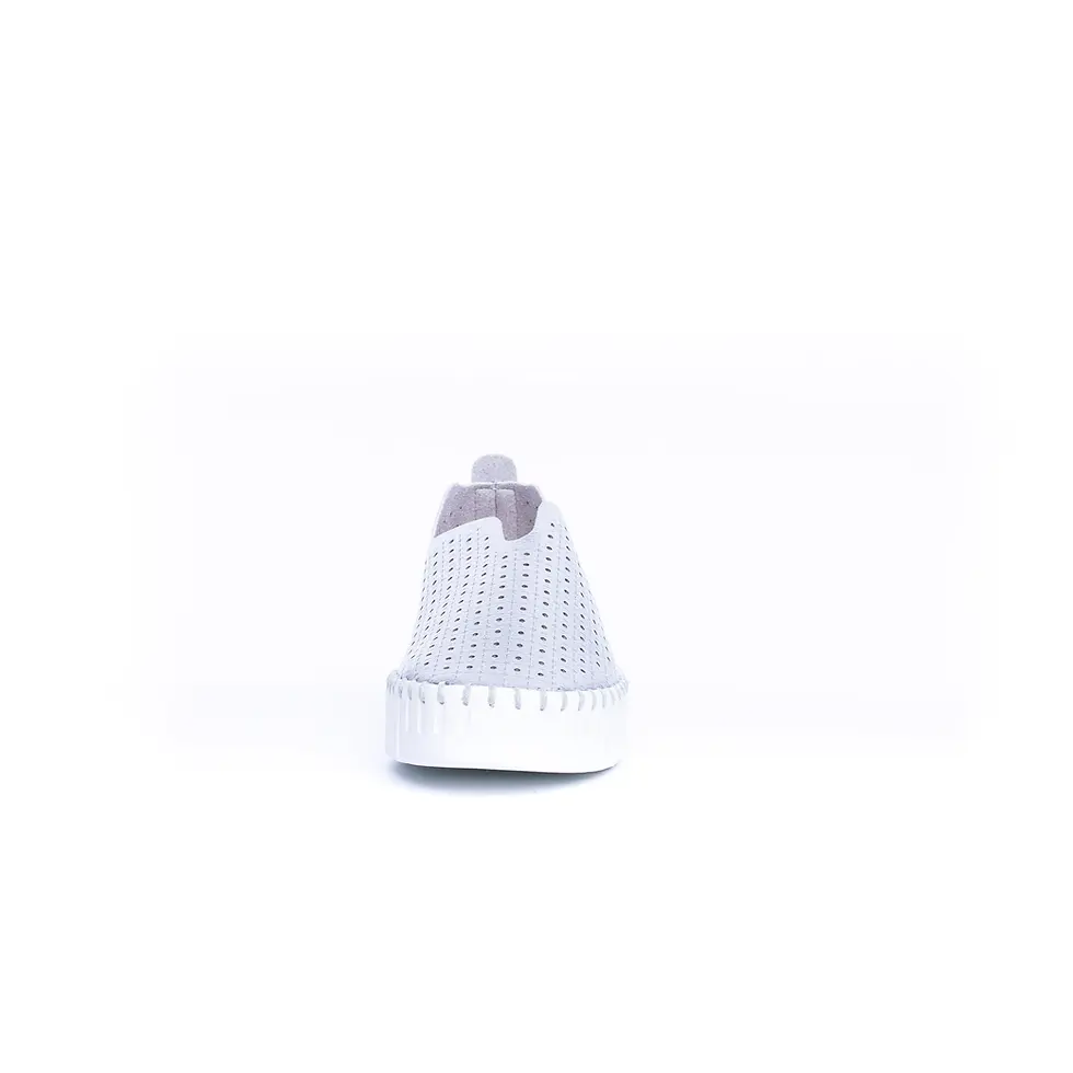 Miniatura: SLIP ON "OWEN" SKA DONNA IN MATERIALE TECNICO LASERATO SILVER