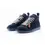 Miniatura: SNEAKERS UOMO PANCHIC IN CAMOSCIO A COSTE BLU CON LACCI IN CINIGLI