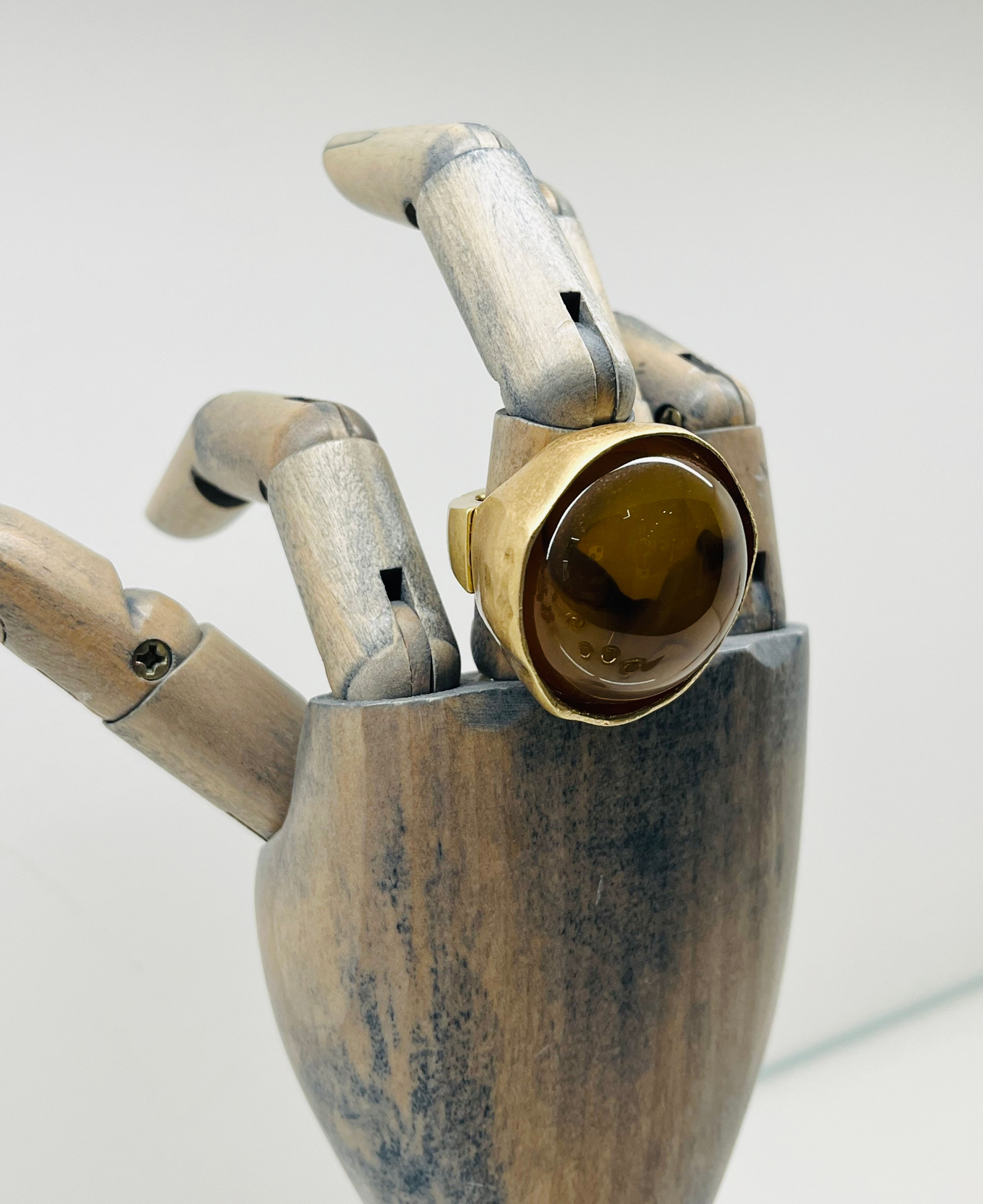 Anello donna "PIETRA" camel