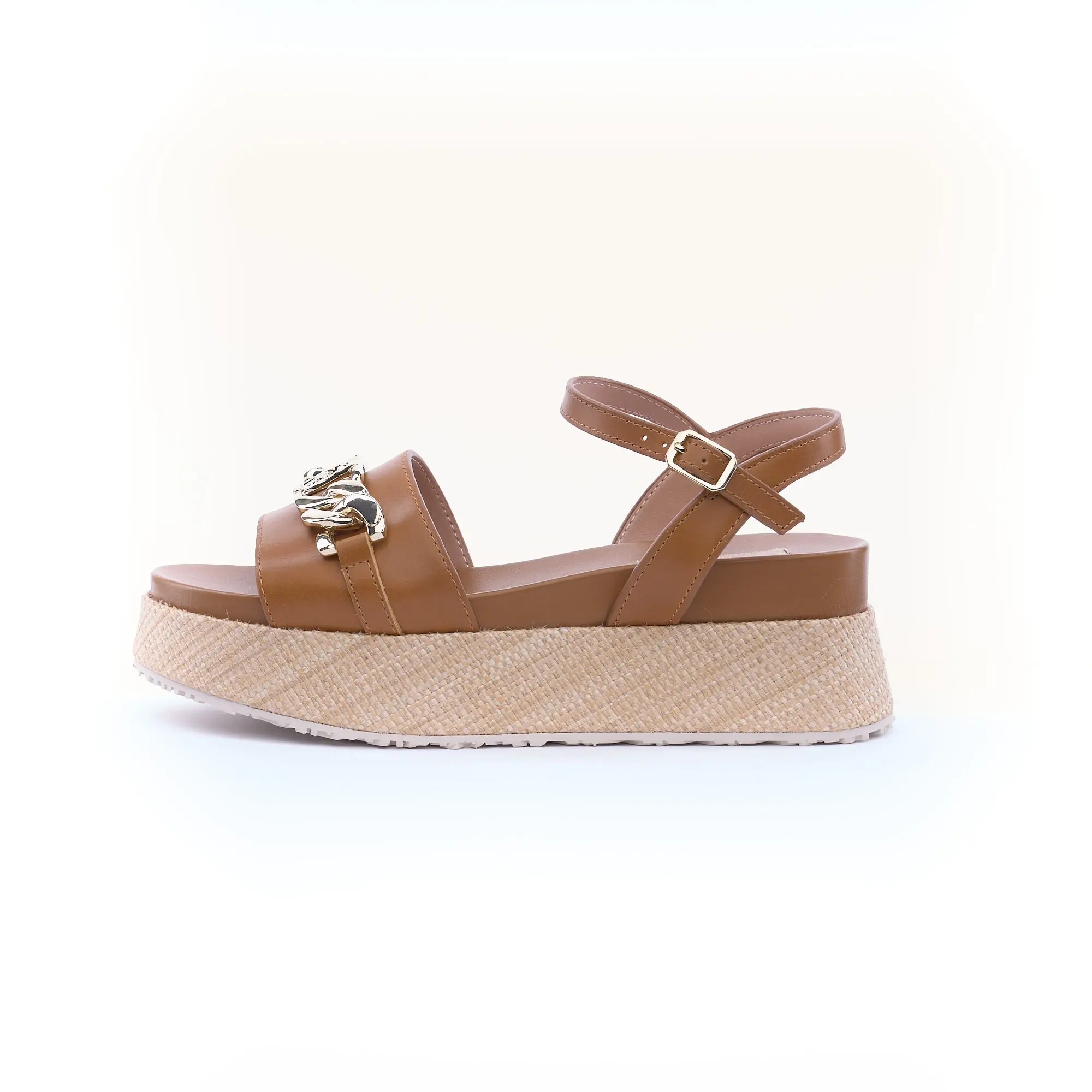 SANDALO "FRIDA" LIUJO DONNA IN PELLE CUOIO