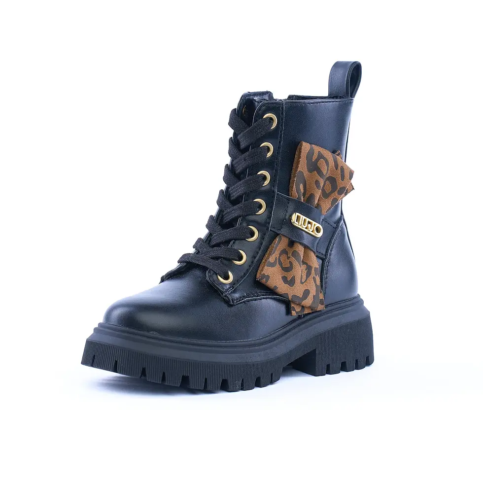 Miniatura: Anfibio ragazza LIU JO KIDS nero con fiocco animalier