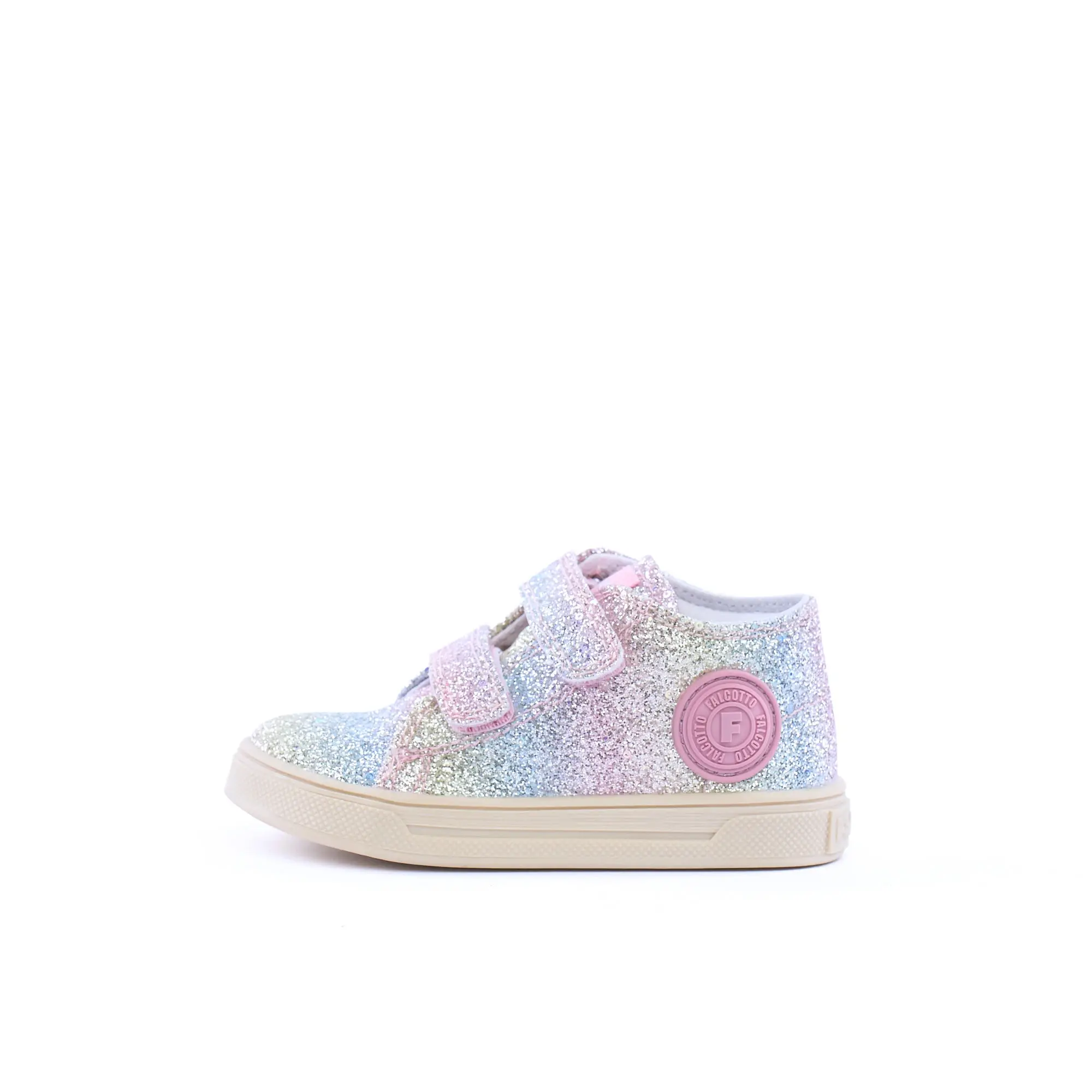Sneakers bambina "FALCOTTO" glitterata multicolor