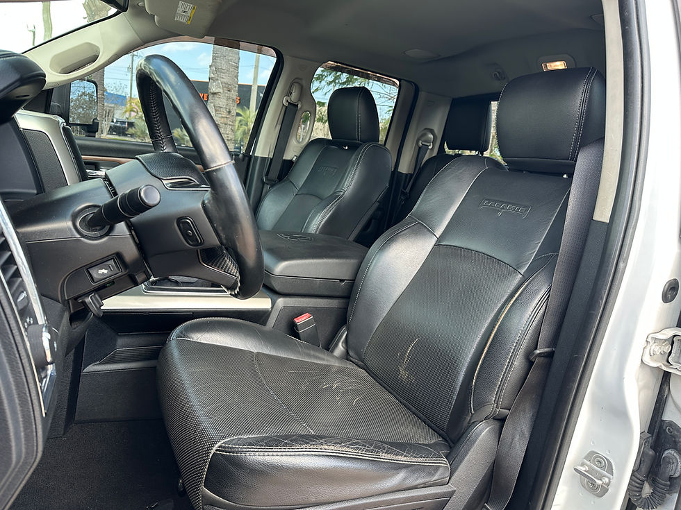 Thumbnail: 2014 RAM 1500 QUAD CAB LARAMIE PICKUP 4D 6 1/3 FT