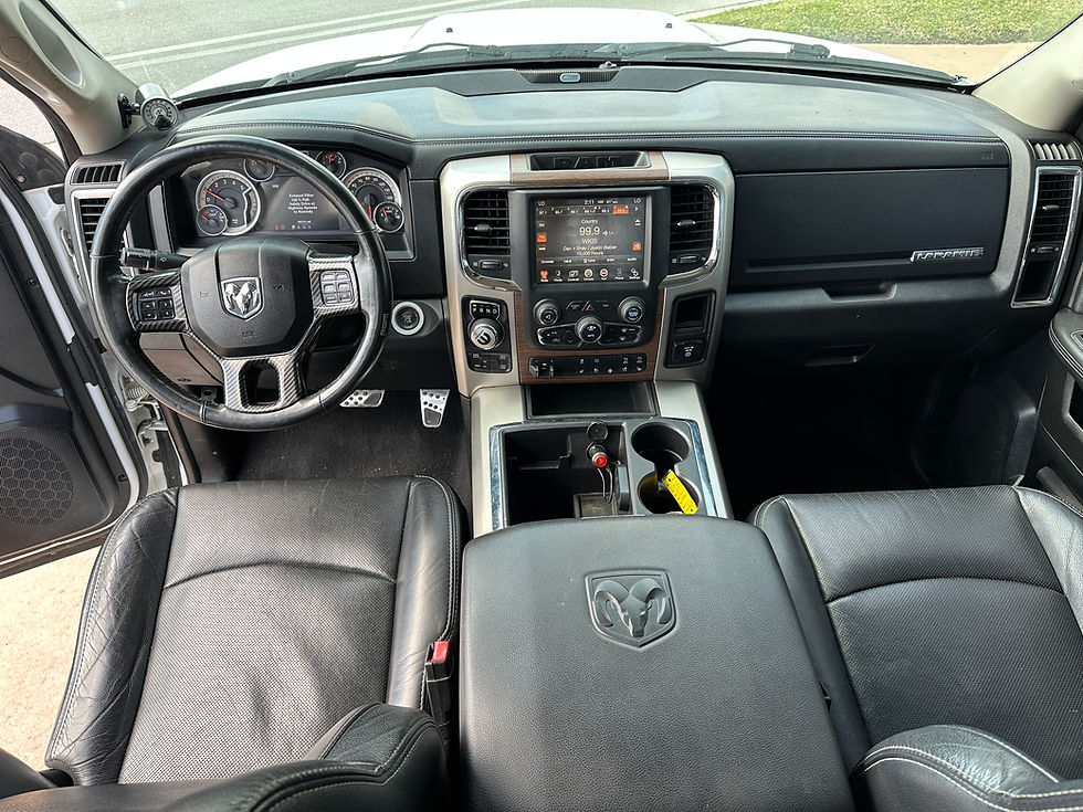 Miniatura: 2014 RAM 1500 QUAD CAB LARAMIE PICKUP 4D 6 1/3 FT