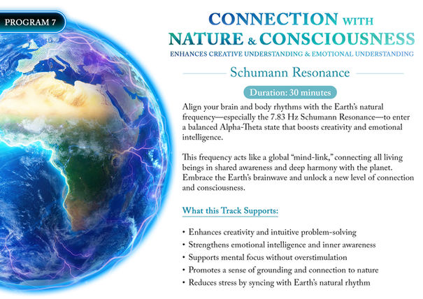 Sound Frequencies Session Menu