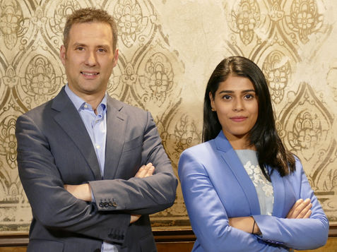 Matteo Salvo Italian Author and Sania Alam