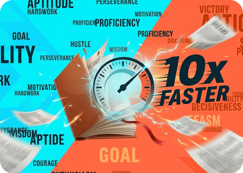 Speed Reading Mastery course for increasing reading speed, improving comprehension, enhancing focus, boosting information processing, reducing subvocalization, and developing efficient reading techniques for study, work, and professional growth.