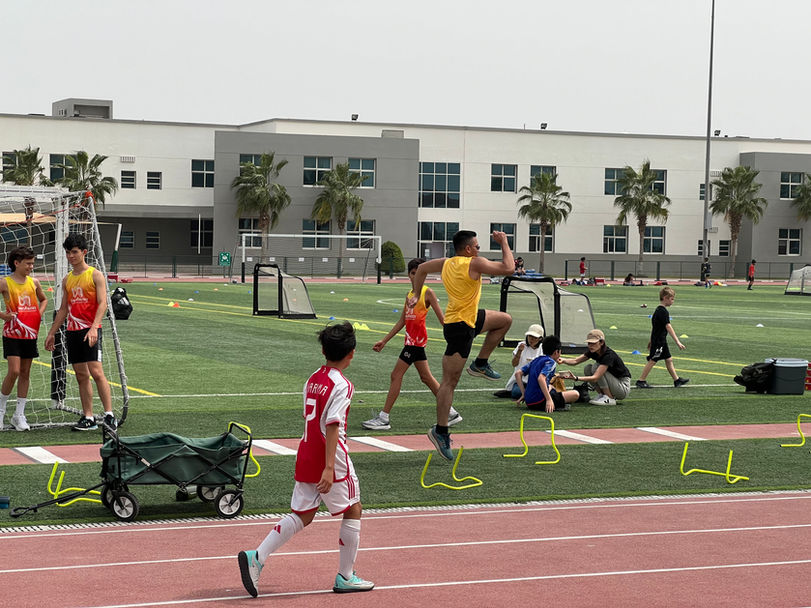 Training for Olympic
Athletics - 100 m, Dubai