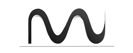 “Motionalism wave logo by Rafael Salazar — infinite sign of movement and energy.”
